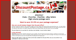 Desktop Screenshot of discountpostage.ca